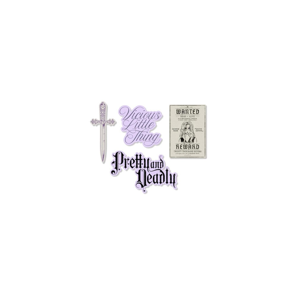 Pegatinas de Lauren Roberts Powerless Stickers Set de 4