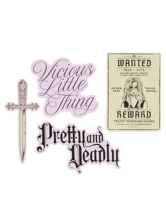 Pegatinas de Lauren Roberts Powerless Stickers Set de 4