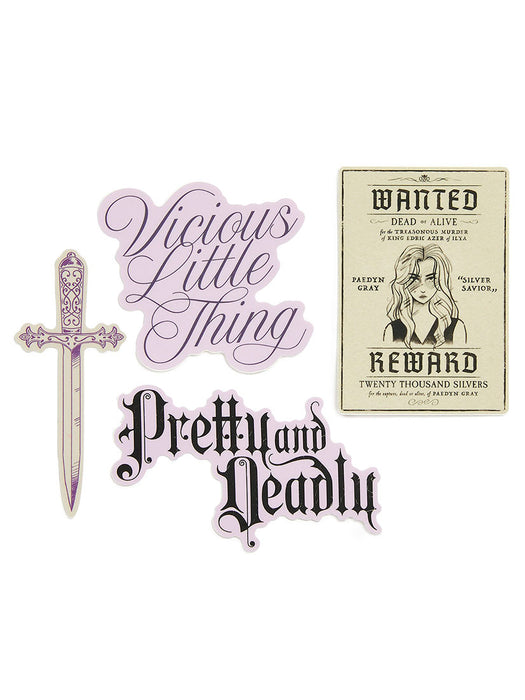 Pegatinas de Lauren Roberts Powerless Stickers Set de 4