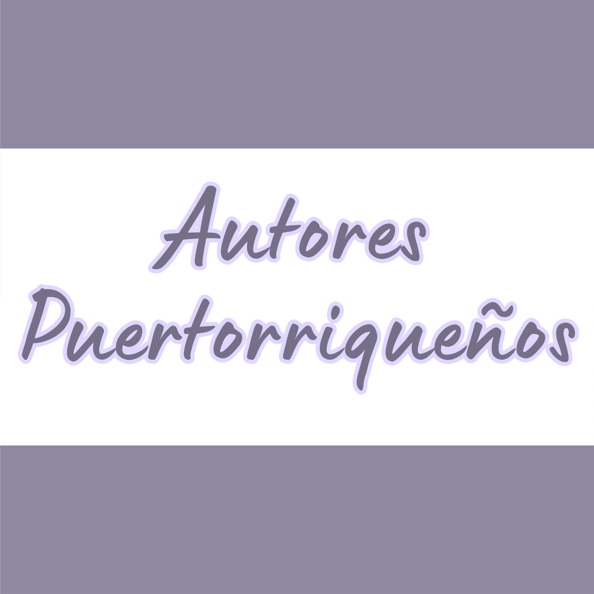 Autores Puertorriqueños