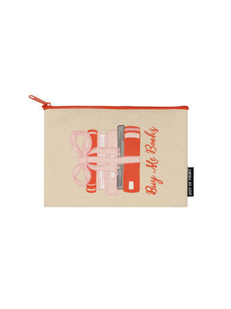Buy Me A Book Stack Pouch