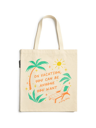 Emily Henry: On Vacation You Can Be Anyone Tote Bag