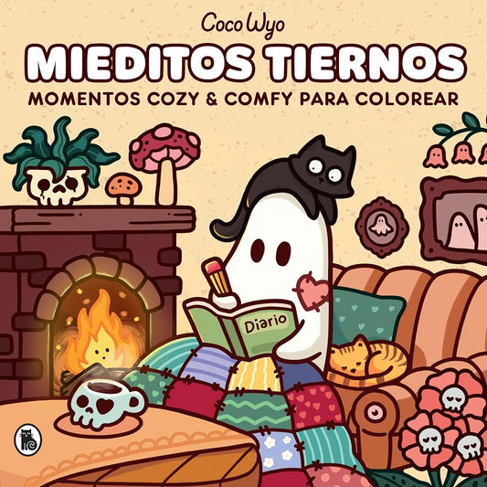 Mieditos Tiernos / Spooky Cutie: Coloring Book for Adults and Kids (COCO WYO) (Spanish Edition) cover image