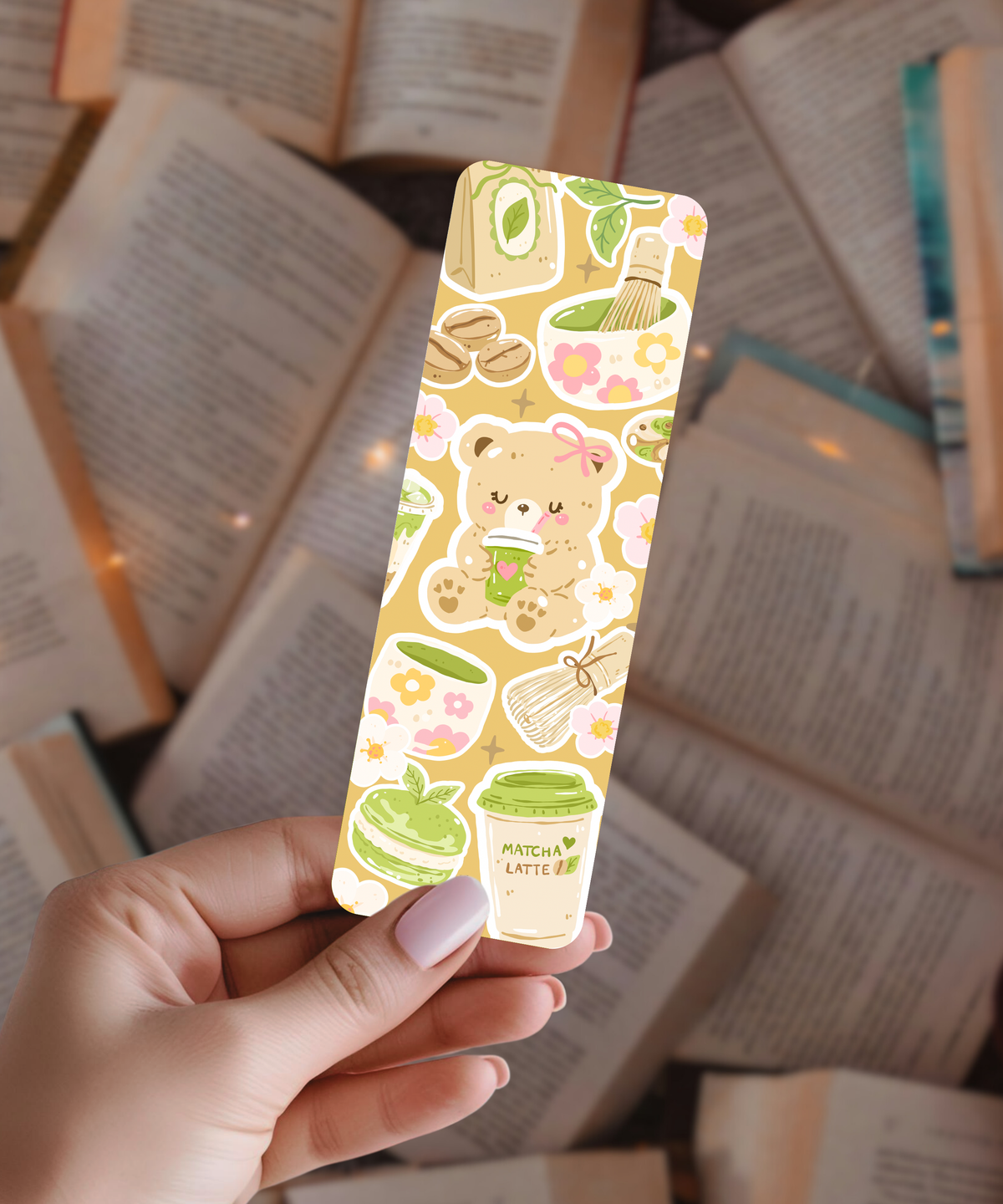 Matcha Bear Bookmark